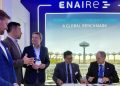 Firma del Memorando de ENAIRE y SkyGrid. Fuente: ENAIRE