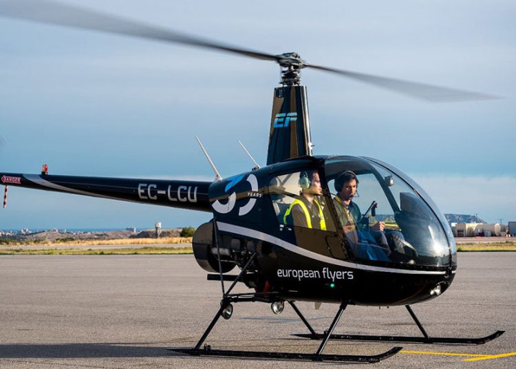 Helicóptero de European Flyers. Fuente: European Flyers