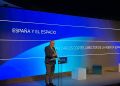 Juan Carlos Cortés, durante la inauguración del congreso. Fuente Actualidad Aeroespacial.