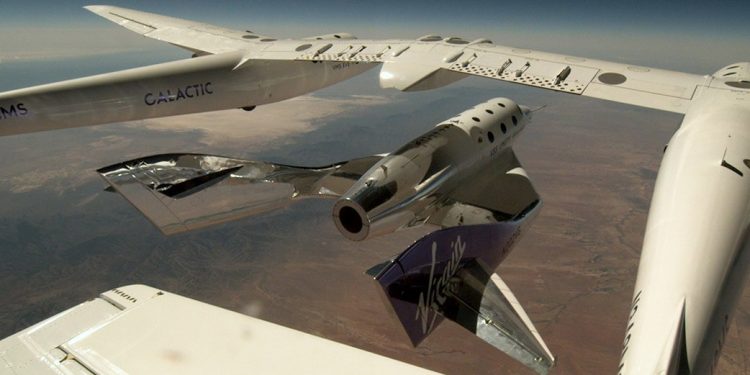 La nave espacial VSS Unity de Virgin Galactic regresa a los cielos preparando su primer vuelo de prueba. Fuente: Virgin Galactic