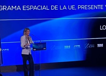 Lorena Boix, directora general adjunta de la Dirección General de Industria de Defensa y Espacio (DG DEFIS). Fuente: Actualidad Aeroespacial