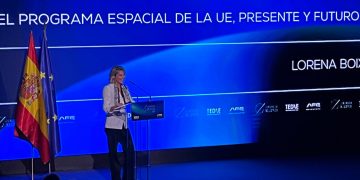 Lorena Boix, directora general adjunta de la Dirección General de Industria de Defensa y Espacio (DG DEFIS). Fuente: Actualidad Aeroespacial