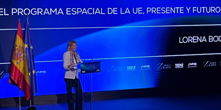 Lorena Boix, directora general adjunta de la Dirección General de Industria de Defensa y Espacio (DG DEFIS). Fuente: Actualidad Aeroespacial