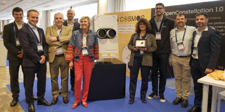 Open Cosmos presentó ocho nuevos satélites de observación de la Tierra para la Constelación Atlántica. Fuente: Open Cosmos