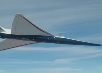 Primeras maniobras de prueba de vuelo del X-59 de la Nasa. Fuente: Nasa/ Lori Losey