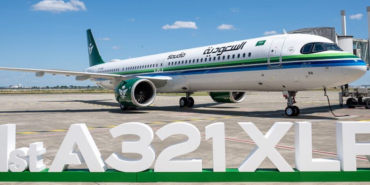 Saudia se convierte en el primer operador del A321XLR en Oriente Medio y África. Fuente: Airbus