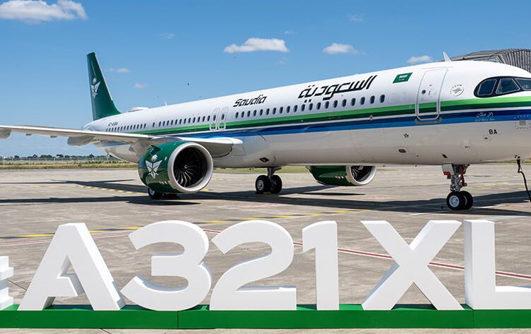 Saudia se convierte en el primer operador del A321XLR en Oriente Medio y África. Fuente: Airbus