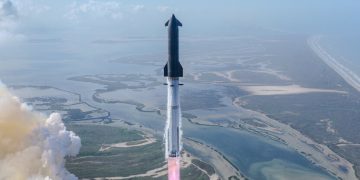 Starship V3 despega por primera vez. Fuente: SpaceX
