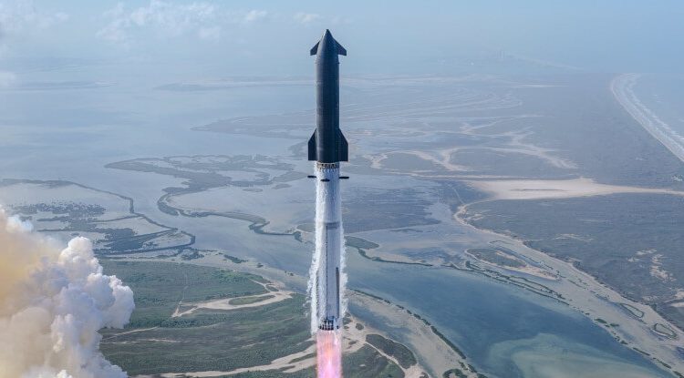 Starship V3 despega por primera vez. Fuente: SpaceX