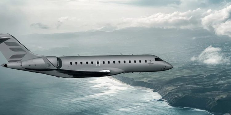 Un Global 6500 de Bombardier para la vigilancia marítima en Australia. Fuente: Bombardier