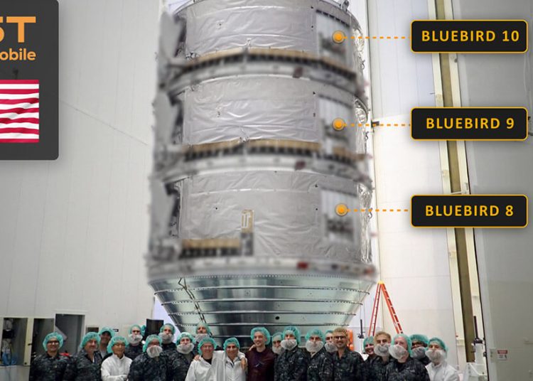 AST SpaceMobile anuncia el lanzamiento de los nuevos satélites BlueBird a bordo de un Falcon 9 el próximo día 17. Fuente: AST SpaceMobile
