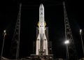 Arianespace lanzó su Ariane 64 con propulsores avanzados y 36 satélites Amazon Leo a bordo. Fuente: Arianespace