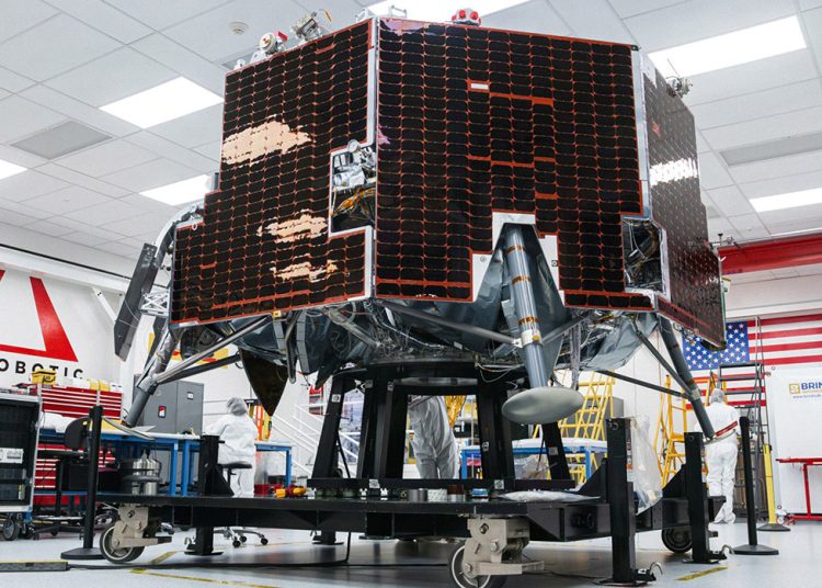 Astrobotic completa la integración del módulo lunar Griffin-1. Fuente: Astrobiotic