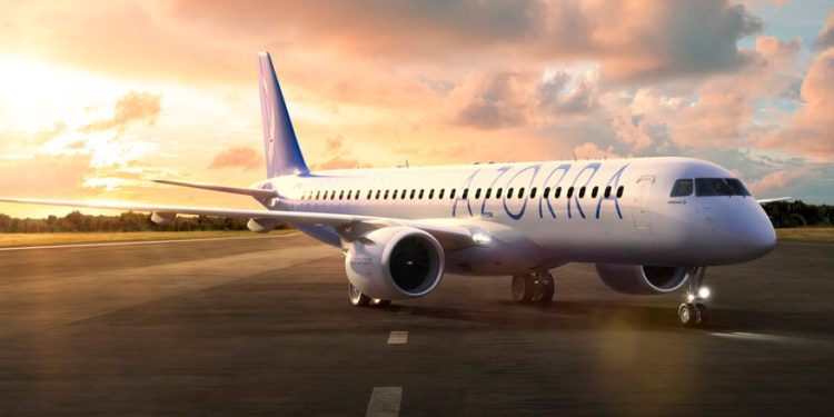 Azorra encargó a Embraer hasta 30 aviones E195-E2. Fuente: Embraer