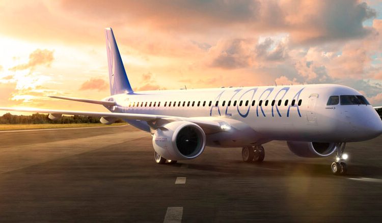 Azorra encargó a Embraer hasta 30 aviones E195-E2. Fuente: Embraer