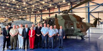 Defensa recibió en Albacete un nuevo NH-90 para el Ejército de Tierra. Fuente: Ministerio de Defensa