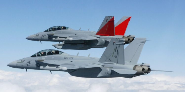 EA-18G Growler. Fuente: Boeing