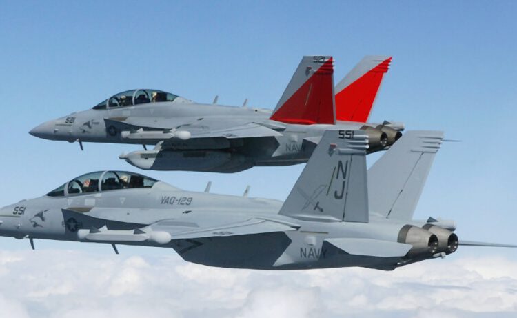 EA-18G Growler. Fuente: Boeing