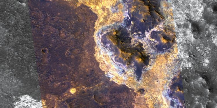 El rover ExoMars de la ESA apunta a una vasta extensión de arcilla en busca de vida. Fuente: ESA