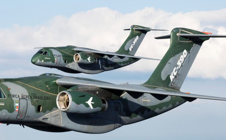Embraer apoyará la operación de la flota de aviones KC-390 de la Fuerza Aérea Brasileña. Fuente: Embraer