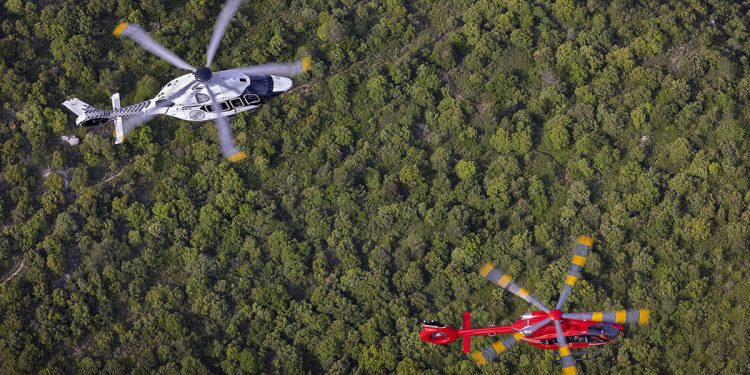 Helicópteros Airbus H160 y H145. Fuente: Airbus