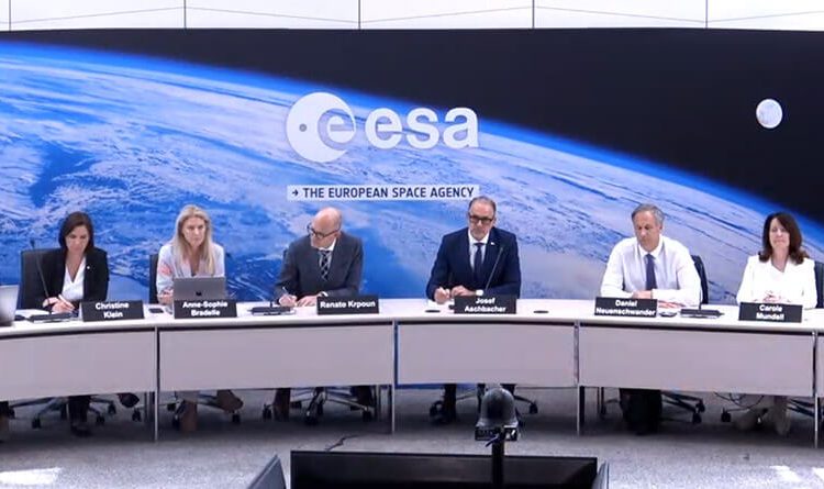La Agencia Espacial Europea ha cerrado su 347ª reunión del Consejo. Fuente: ESA