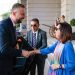 La ministra de Defensa, Margarita Robles, recibió al viceprimer ministro y ministro polaco de Defensa, Władysław Kosiniak-Kamysz. Fuente: Ministerio de Defensa
