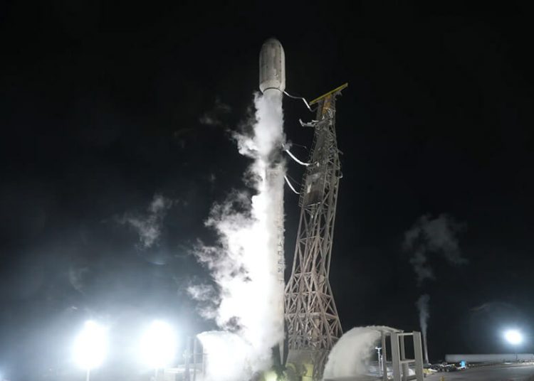 Lanzada la misión NROL-179 de la Fuerza Espacial de EEUU. Fuente: SpaceX