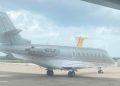 Mueren los dos ocupantes de un Gulfstream G200 al estrellarse en el aeropuerto de La Romana. Fuente: IDAC