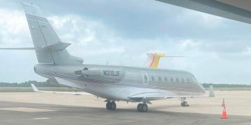Mueren los dos ocupantes de un Gulfstream G200 al estrellarse en el aeropuerto de La Romana. Fuente: IDAC