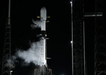 SpaceX lanzó esta mañana la misión BlueBird 8-10 de AST SpaceMobile. Fuente: SpaceX
