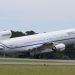 Un avión Stargazer con un cohete Pegasus XL y el satélite Swift Boost de la Nasa voló hacia el atolón de Kwajalein. Fuente: Nasa/Jeanette Kazmierczak