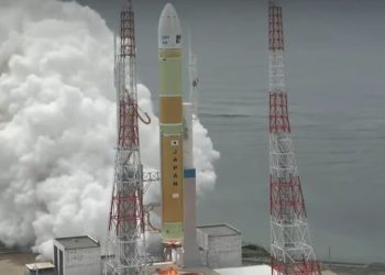 Vuelo inaugural del cohete H3-30 de JAXA. Fuente: JAXA