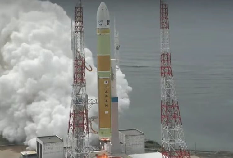 Vuelo inaugural del cohete H3-30 de JAXA. Fuente: JAXA