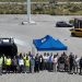 Foto de familia de la demostración de drones del proyecto europeoSPATIO en La Coruña. Fuente: Enaire.