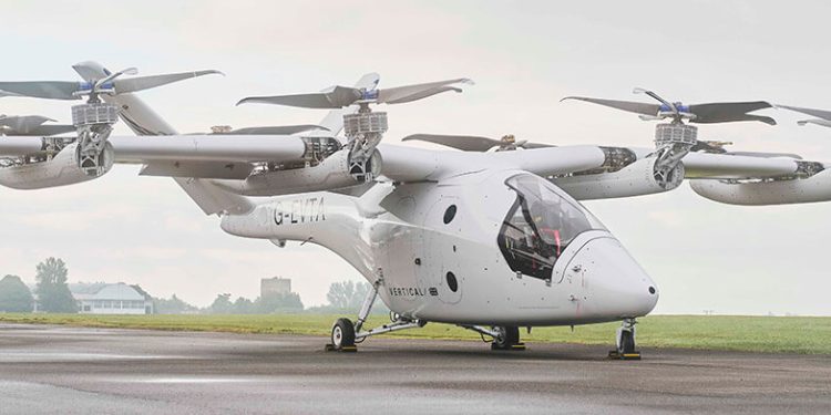 Aeronave Valo tipo eVTOL de Vertical Aeroespace. Fuente: ENAIRE