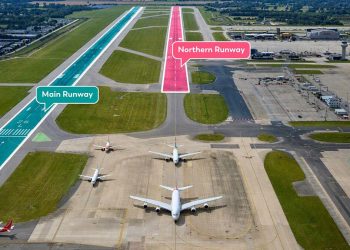 El aeropuerto de Gatwick consigue la aprobación para llevar a cabo el proyecto de ampliación de la pista norte. Fuente: Aeropuerto de Gatwick.