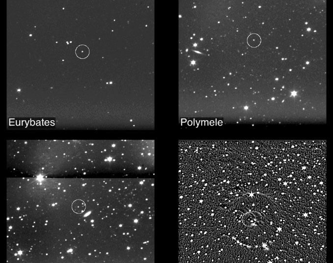 La sonda Lucy de la Nasa se prepara para los primeros encuentros con asteroides troyanos. Fuente: Nasa.