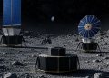 Northrop Grumman desarrolla misiones de demostración de infraestructura lunar para construir la base lunar de la Nasa. Fuente: Northrop Grumman.