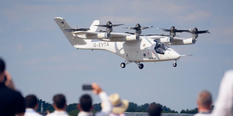 Vertical Aerospace anuncia compromisos de financiación por cerca de 100 millones de dólares. Fuente: Vertical Aerospace.