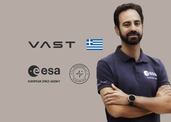 Adrianos Golemis, primer astronauta griego en una misión privada de la ESA y Vast a la ISS. Fuente: Vast
