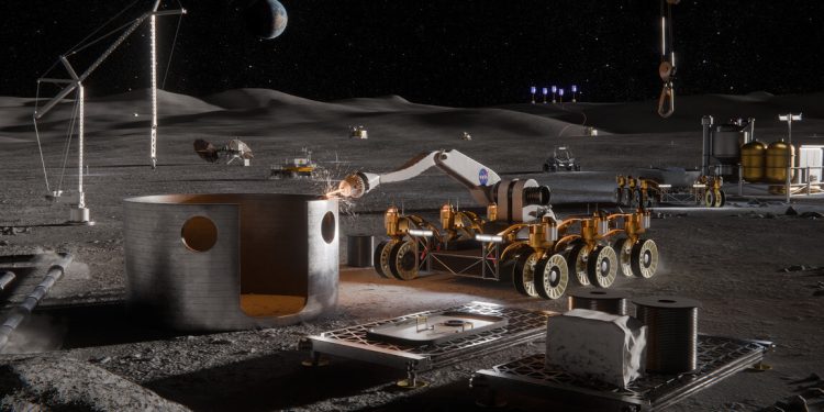 La Nasa busca nuevas tecnologías para avanzar hacia una base lunar en el polo sur. Fuente: Nasa