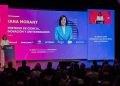 La ministra de Ciencia, Innovación y Universidades, Diana Morant, en Santander. Fuente: Ministerio de Ciencia, Innovación y Universidades