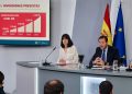 Rueda de prensa después del Consejo de Ministros donde se ha aprobado el DORA III. Fuente: Ministerio de Transportes
