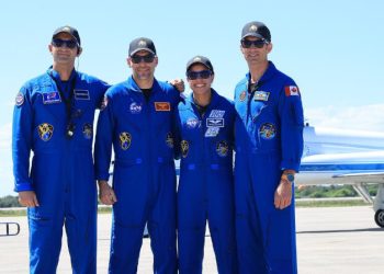 Tripulación de la Crew-13. Fuente: Nasa