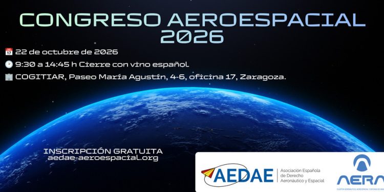 Congreso Aeroespacial 2026 en Zaragoza. Fuente: AERA