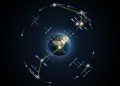 Constelación de navegación por satélite Galileo. Fuente: ESA