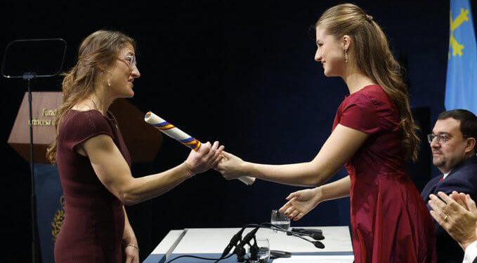 La astronauta de la Nasa Christina Koch recibió en Oviedo el Premio Princesa de Asturias de la Concordia 2026. Fuente: Fundación Princesa de Asturias