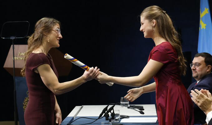 La astronauta de la Nasa Christina Koch recibió en Oviedo el Premio Princesa de Asturias de la Concordia 2026. Fuente: Fundación Princesa de Asturias