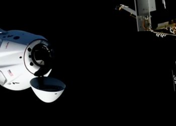 La misión Crew-13, con cuatro astronautas a bordo, llegó a la ISS. Fuente: Nasa